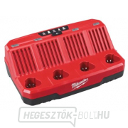 Milwaukee M12 C4 4 portos töltő gallery main image
