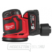 Milwaukee Aku excentrikus csiszoló 125mm M18 BOS125-502B Előnézet 