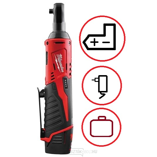 Akkus racsnis Milwaukee M12 IR-201B 3/8 - nyomatékkulcs
