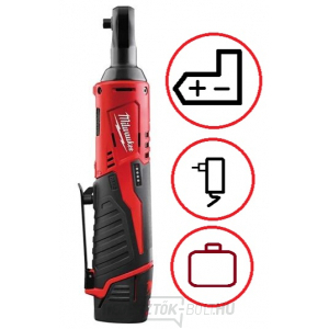 Akkus racsnis Milwaukee M12 IR-201B 3/8 - nyomatékkulcs