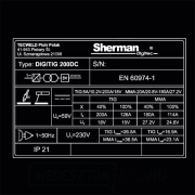 Sherman DIGITIG 200DC hegesztő inverter + pisztoly + kábelek + gáztömlő + felszerelés + szelep + teli argonpalack  Sherman DIGITIG 200DC hegesztő inverter + pisztoly + kábelek + gáztömlő + felszerelés + szelep + teli argonpalack  náhled