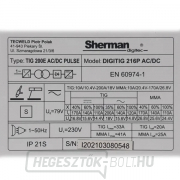 Sherman DIGITIG 216P AC/DC égő Földkábel Gázcső Pótalkatrész-készlet Szelep Argon palack TELJES náhled