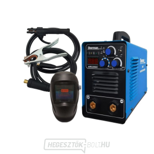 Sherman hegesztő inverter ARC 200C kábelek 25/5 motorháztető