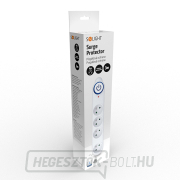 Solight túlfeszültségvédő, 150J, 4 aljzat, 3m, fehér Előnézet 