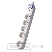 Solight túlfeszültségvédő, 150J, 5 aljzat, 5m, fehér Előnézet 