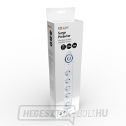 Solight túlfeszültségvédő, 150J, 5 aljzat, 5m, fehér Előnézet 