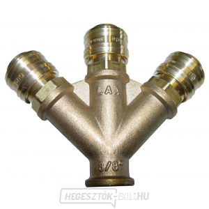 3-utas levegőelosztó gyorscsatlakozókkal (⅜ 3-utas levegőelosztó gyorscsatlakozókkal (⅜