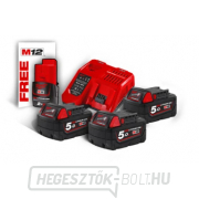 Milwaukee akkumulátor és töltő készlet M18 NRG-503 gallery main image