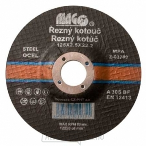 Vágókorong fémhez 125x2,5x22,2mm Vágókorong fémhez 125x2,5x22,2mm gallery main image