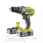Ryobi R18PD3-225S akkumulátoros 18 V-os fúrógép 2x akkumulátorok 2,5 Ah töltő ONE  Ryobi R18PD3-225S akkumulátoros 18 V-os fúrógép 2x akkumulátorok 2,5 Ah töltő ONE  gallery main image