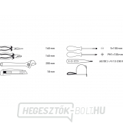 Szerszámkészlet 8db, CrV Előnézet 