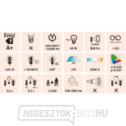 LED-es reflektor, újratölthető talppal, 800lm, Li-ion náhled