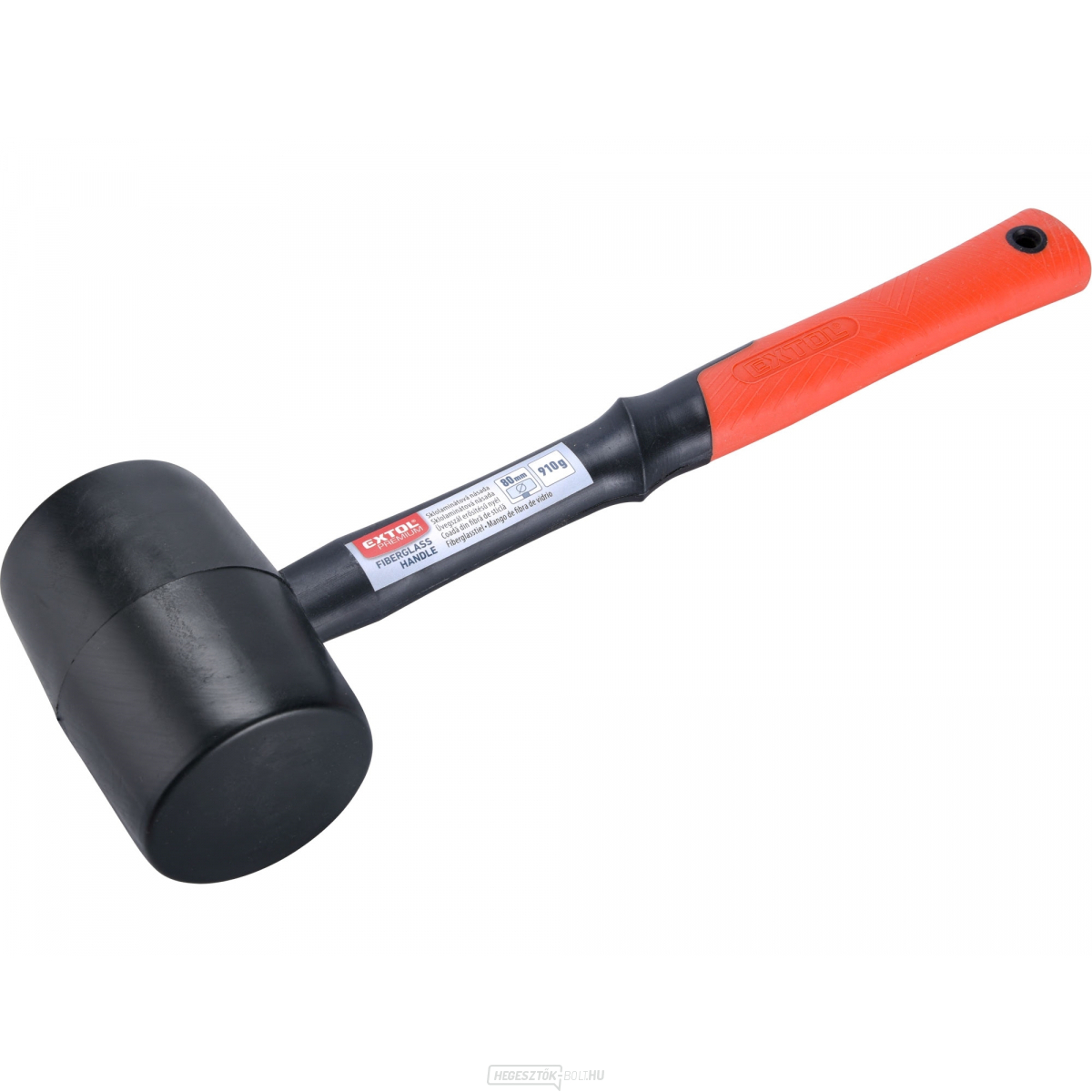 Fekete gumikalapács, átmérő 80mm