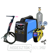 Kürtőgép KITin 150 TIG LA RS + kábelek 25/5m + sisak + TIG pisztoly + szelep + teli ARGON palack Kürtőgép KITin 150 TIG LA RS + kábelek 25/5m + sisak + TIG pisztoly + szelep + teli ARGON palack gallery main image