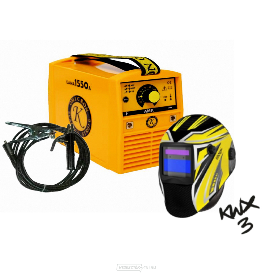 Hegesztési inverter GAMA 1550A kábelek 25/5m önhordó motorháztetővel