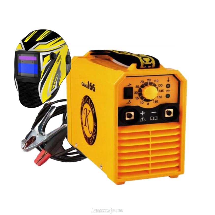 Hegesztő inverter GAMA 166 SET - kábelek 16/5m + burkolat