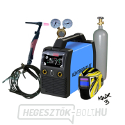 Kürtőgép KITin 190 TIG LA RS + kábelek 25/5m + sisak + TIG pisztoly + szelep + teli ARGON palack Kürtőgép KITin 190 TIG LA RS + kábelek 25/5m + sisak + TIG pisztoly + szelep + teli ARGON palack gallery main image