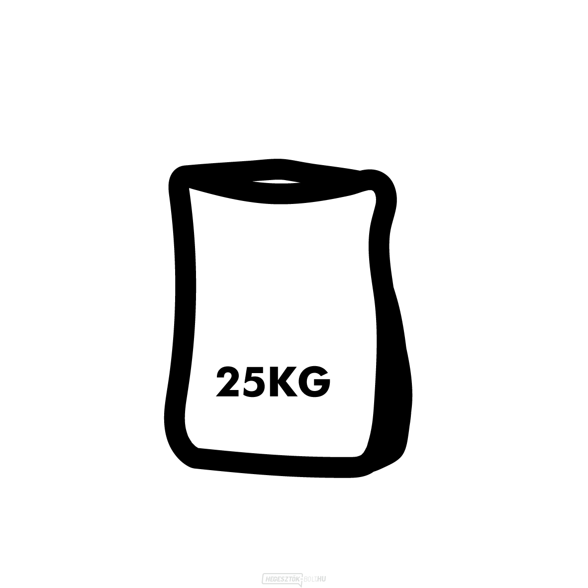 Ragasztógranulátum 25 kg-os zsákokban