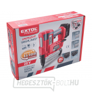 Akkumulátorszegező EXTOL SHARE 20V Li-ion, 2000mAh náhled