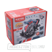 Körfűrész, akkumulátoros, 165mm, 20V Li-ion, 2000mAh náhled