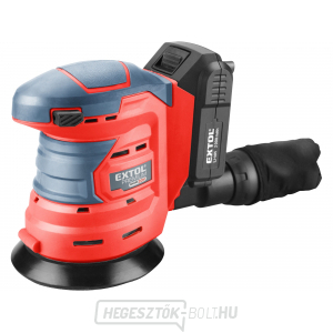 Akkus excenteres daráló Extol Premium SHARE20V, 20V Li-ion, 2000mAh, 125mm Akkus excenteres daráló Extol Premium SHARE20V, 20V Li-ion, 2000mAh, 125mm gallery main image