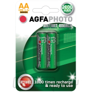 AgfaPhoto előtöltött akkumulátor AA, 2100mAh, 2db AgfaPhoto előtöltött akkumulátor AA, 2100mAh, 2db gallery main image