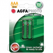 AgfaPhoto előtöltött AAA akkumulátor, 950mAh, 2db gallery main image
