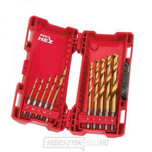 Milwaukee Shockwave HSS-G TiN Red Hex 10 db (3 ÷ 10 mm)