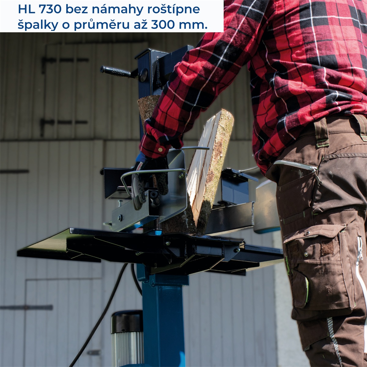 Scheppach HL 730 függőleges fahasító 7t (400 V) Előnézet 
