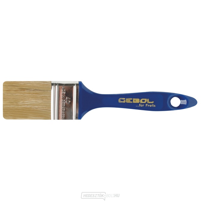 UNION kefe 70mm, fehér sörtékkel, műanyag nyéllel