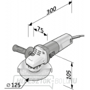 Flex szögcsiszoló univerzális 125mm L12-11 1200W Előnézet 