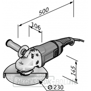 Flex sarokcsiszoló 2600 W, T-Rex hatalmas teljesítménytartalékkal, 230mm L26-6 230 Flex sarokcsiszoló 2600 W, T-Rex hatalmas teljesítménytartalékkal, 230mm L26-6 230 náhled