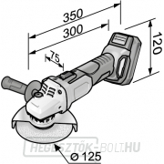 Akkus sarokcsiszoló 125mm Flex L125 18.0-EC ACCUFLEX 18.0 V Előnézet 