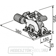 Flex akkumulátoros körfűrész süllyesztett fedéllel CS 62 18.0-EC/5.0 készlet Előnézet 