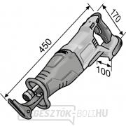 Flex Aku - 18,0 V-os kardfűrész orbitális mozgással RSP DW 18.0-EC C náhled