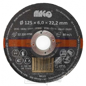Csiszolókorong fémhez 125x6x22,2mm gallery main image
