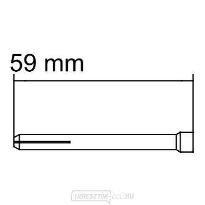 Rögzítő 1,0 L=59mm RA-220L/420W (42,0001,0697)