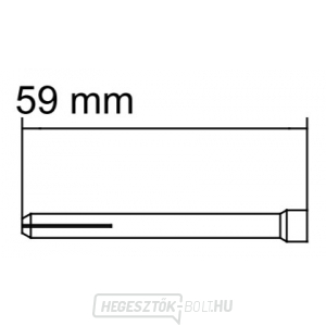 Rögzítő 1,0 L=59mm RA-220L/420W (42,0001,0697) gallery main image