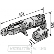 Flex akkus csavarhúzó 18,0 V, csavarhúzó tálcával DW 45 18,0-EC M/2,5 készlettel náhled