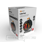 Solight hosszabbító kábel dobon, 3 aljzat, 400V 230V, 25m gumikábel 3x1,5mm2, IP44 náhled