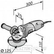 Flex 1400 W INOXFLEX, rozsdamentes és ötvözött acélra specializálódott, 125 mm LE 14-7 125 INOX Előnézet 