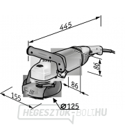 Flex Nagy teljesítményű 1800 W-os szaniter csiszológép 125 mm-es csiszoláshoz LD 18-7 125 R, Kit Turbo-Jet náhled