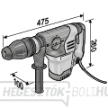 Flex Kombinált fúró- és vésőkalapács 5 kg SDS-max CHE 5-40 SDS-max Előnézet 