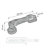 Aku Flex forgó és excenter polírozó 10.8V PXE 80 10.8-EC/2.5 szett Előnézet 