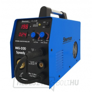 Sherman MIG 200 Speedy + fáklya + kábelek + vezeték + mágnes + sisak + gurulós kocsi + szelep + spray + teli CO2 palack  Sherman MIG 200 Speedy + fáklya + kábelek + vezeték + mágnes + sisak + gurulós kocsi + szelep + spray + teli CO2 palack  náhled