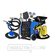 Sherman MIG 200 Speedy + fáklya + kábelek + vezeték + mágnes + sisak + gurulós kocsi + szelep + spray + teli CO2 palack  Sherman MIG 200 Speedy + fáklya + kábelek + vezeték + mágnes + sisak + gurulós kocsi + szelep + spray + teli CO2 palack  gallery main image