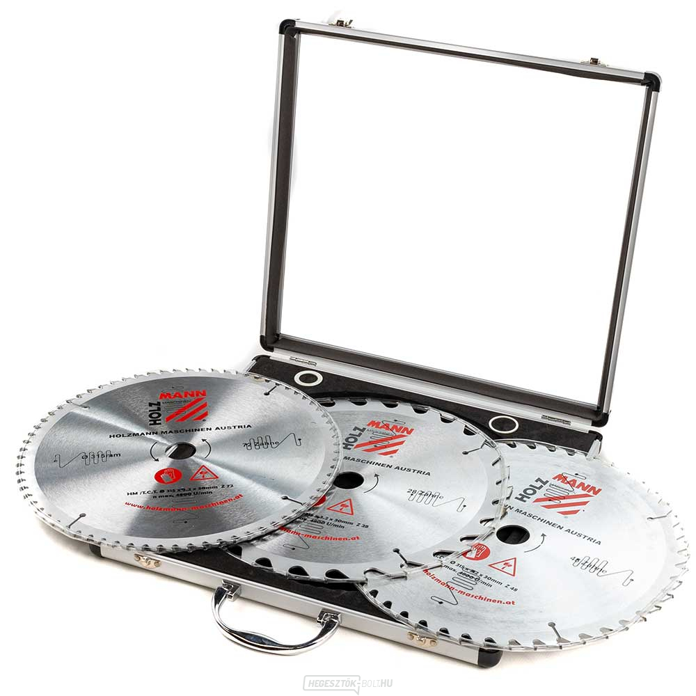 Holzmann TCT fűrészlap alumínium házban Ø 315 mm
