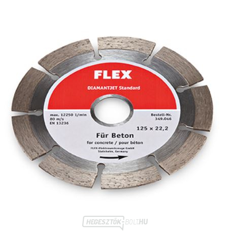 Flex Diamantjet - gyémánt vágókorong betonhoz Diamantjet Ø 125 