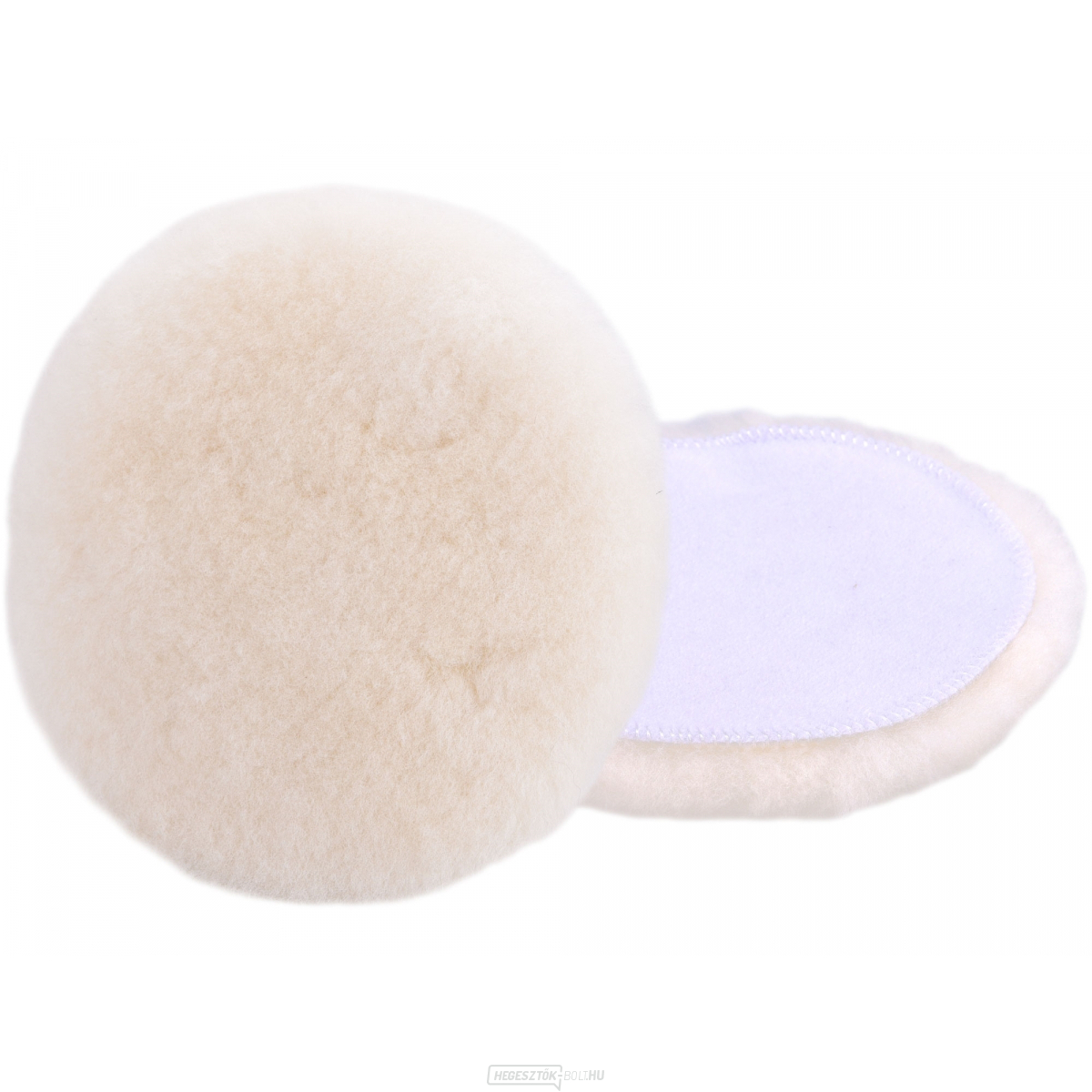 Polírozó korong gyapjú, juh gyapjú, T160, ⌀180mm, tépőzáras, tépőzáras
