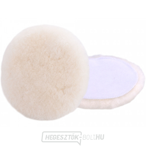 Polírozó korong gyapjú, juh gyapjú, T160, ⌀180mm, tépőzáras, tépőzáras Polírozó korong gyapjú, juh gyapjú, T160, ⌀180mm, tépőzáras, tépőzáras gallery main image